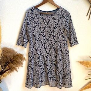 Free People floral lace dress with empire waist M